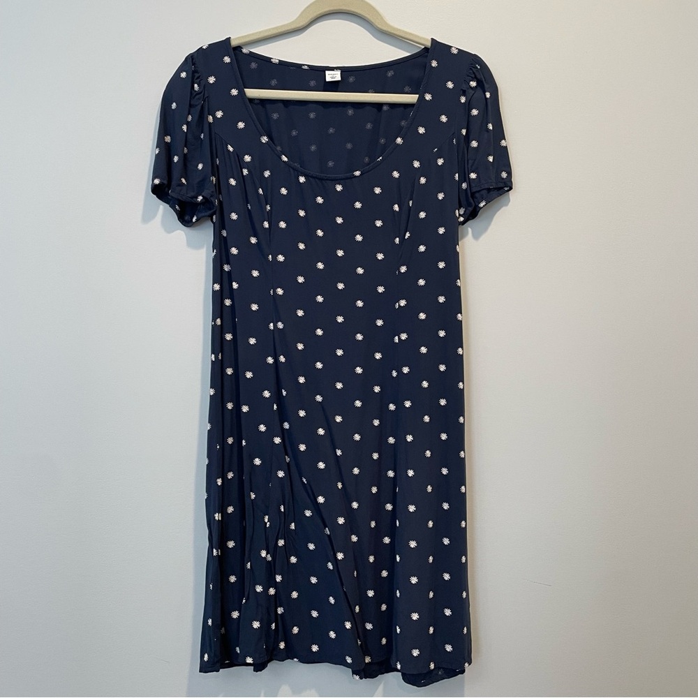daisy floral print flowy summer dress
